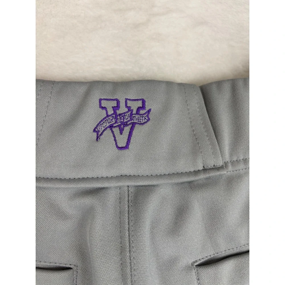 Victory Custom Athletic Mens Baseball Pants Grey 32x18 & 32x19 USA Made Lot of 2